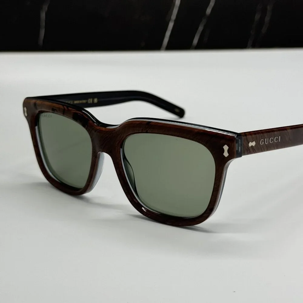 NEW GUCCI SUNGLASSES GG1523S 003 BROWN EYEWEAR